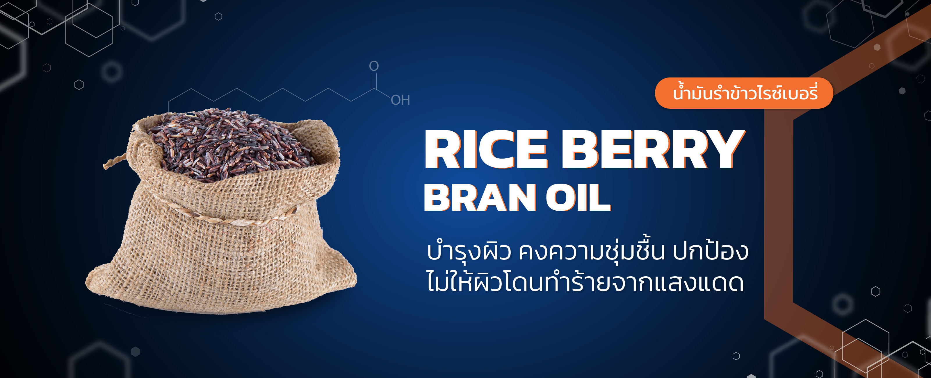 น้ำมันข้าวไรซ์เบอร์รี่ (riceberry bran oil)