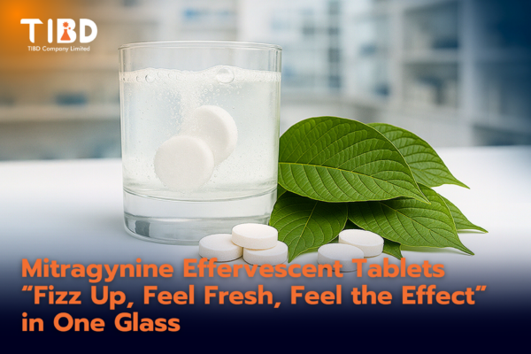Mitragynine Effervescent Tablets :“Fizz Up, Feel Fresh, Feel the Effect” in One Glass