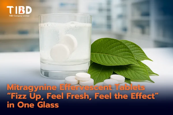 Mitragynine Effervescent Tablets :“Fizz Up, Feel Fresh, Feel the Effect” in One Glass