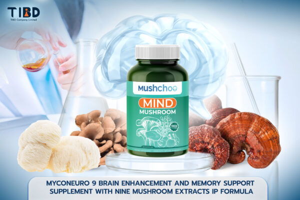 "MYCONEURO 9 BRAIN ENHANCEMENT AND MEMORY SUPPORT SUPPLEMENT WITH NINE MUSHROOM EXTRACTS IP FORMULA"
