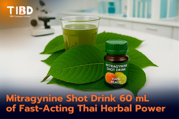 Mitragynine Shot Drink : 60 mL of Fast-Acting Thai Herbal Power