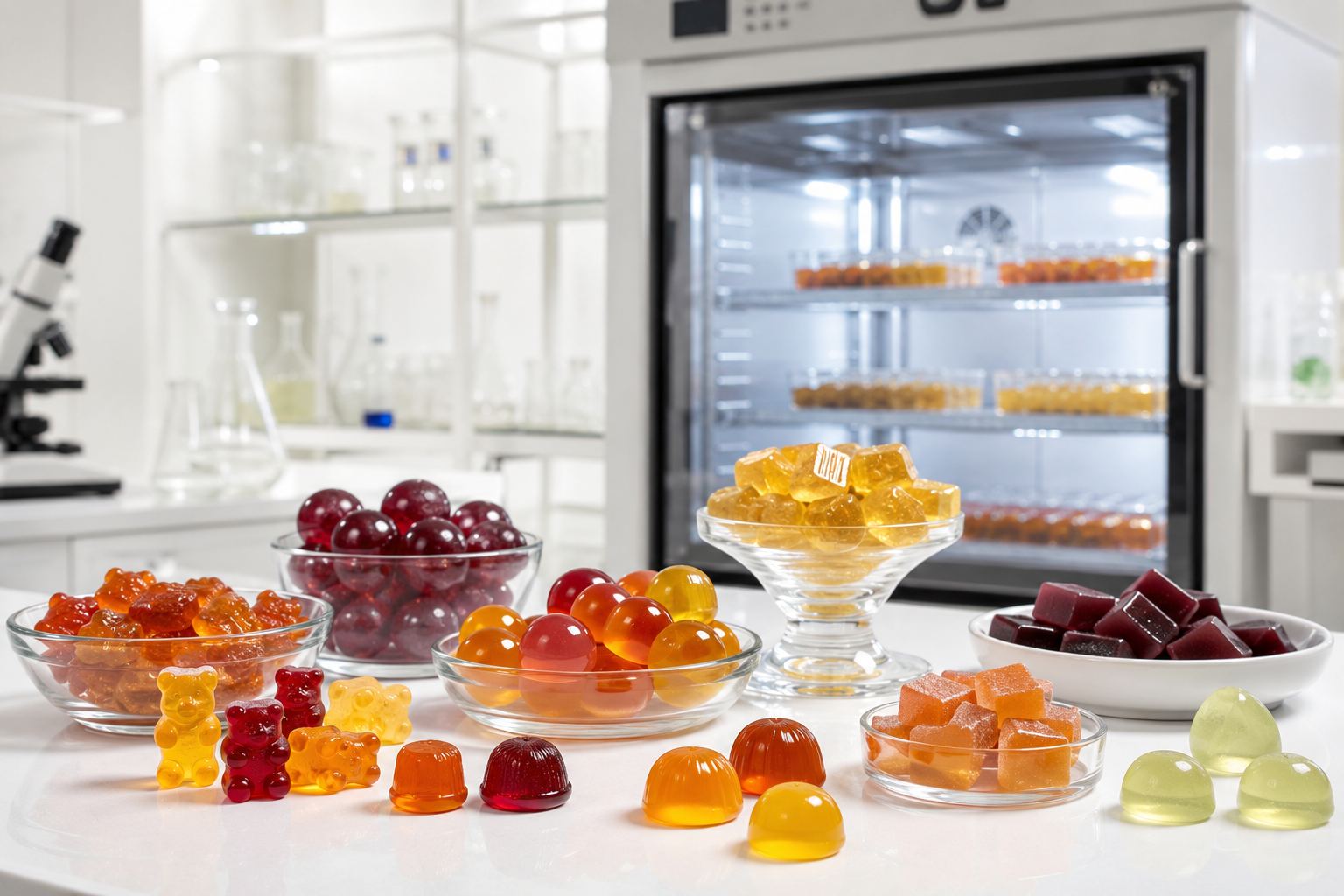 บริการทดสอบความคงตัวกัมมี่และเยลลี่อาหารเสริม (Jelly/Gummy Stability) บริการทดสอบความคงตัวกัมมี่และเยลลี่อาหารเสริม (Jelly/Gummy Stability)