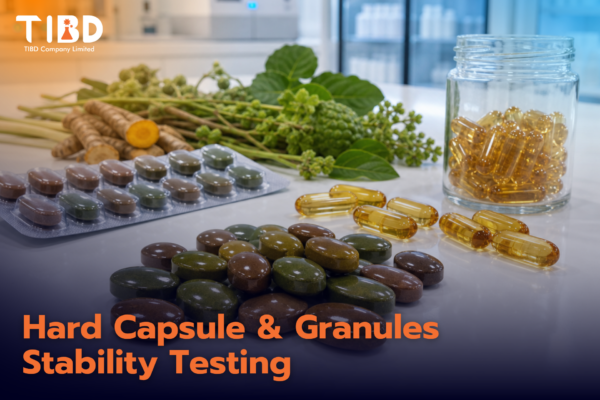 บริการทดสอบความคงตัวแคปซูลแข็งและเม็ดสมุนไพร (Hard Capsule & Granules Stability)