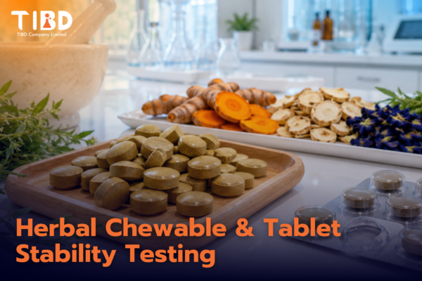 บริการทดสอบความคงตัวยาเม็ดเคี้ยวสมุนไพรและยาเม็ดสมุนไพรไทย (Herbal Chewable & Tablet)