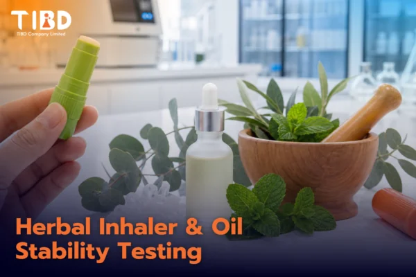 บริการทดสอบความคงตัวยาดมและน้ำมันสมุนไพร (Herbal Inhaler & Oil Stability)