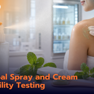 บริการทดสอบความคงตัวสเปรย์สมุนไพรและครีมสมุนไพร (Herbal Spray and Cream)