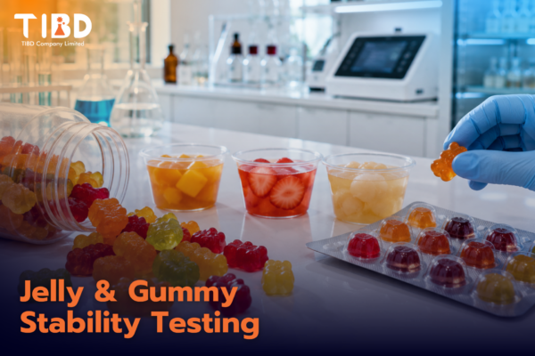 บริการทดสอบความคงตัวกัมมี่และเยลลี่อาหารเสริม (Jelly/Gummy Stability)