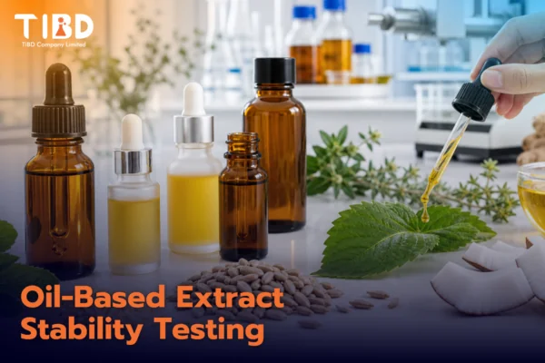 บริการทดสอบความคงตัวสารสกัดในตัวทำละลายน้ำมัน (Oil-Based Extract Stability)