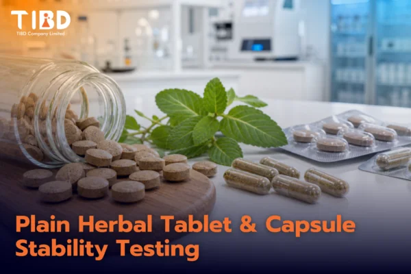 บริการทดสอบความคงตัวยาเม็ดและแคปซูลสมุนไพรชนิดทั่วไป (Plain Tablet & Capsule Stability)