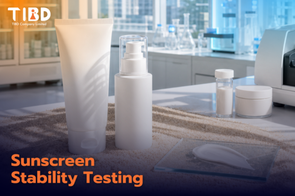 บริการทดสอบกันแดด (Sunscreen Stability Testing): SPF Retention, UV Filter Assay และ Photostability