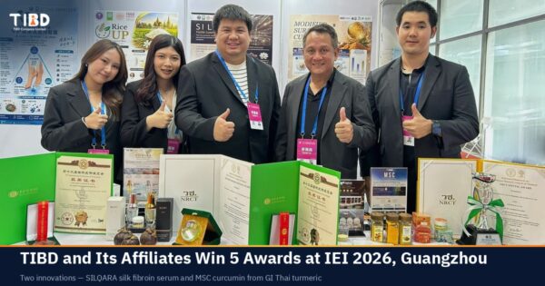 TIBD and Its Affiliates Win 5 Awards at IEI 2026 in Guangzhou: Inside the Technologies Behind Two Innovations — FINECO’s Visible Silk Fibroin and GI-Registered Surat Thani Turmeric