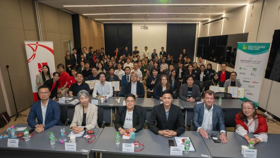 คณะกรรมการ ผู้เข้ารอบ และผู้ร่วมงาน TECH PLANTER Thailand 2026 Demo Day จุฬาลงกรณ์มหาวิทยาลัย