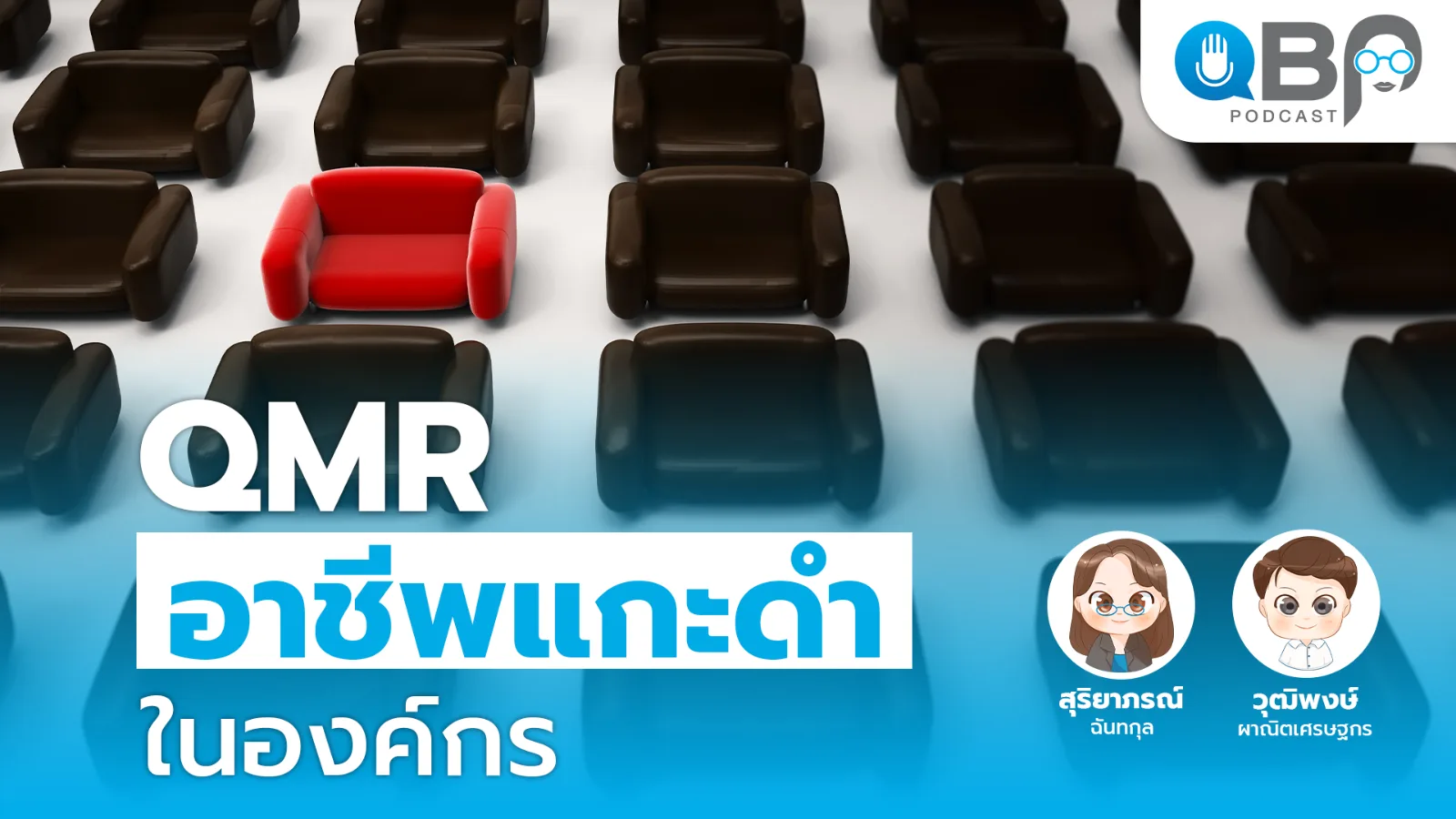 ปกพอดแคสต์ QBP EP3 QMR อาชีพแกะดำในองค์กร