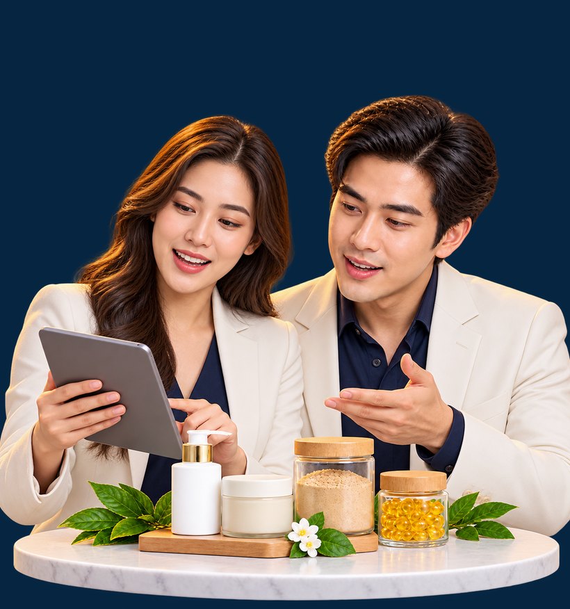 ภาพทีมขายจากโปสเตอร์รับสมัคร Business Development Officer เป็นภาพประกอบ AI